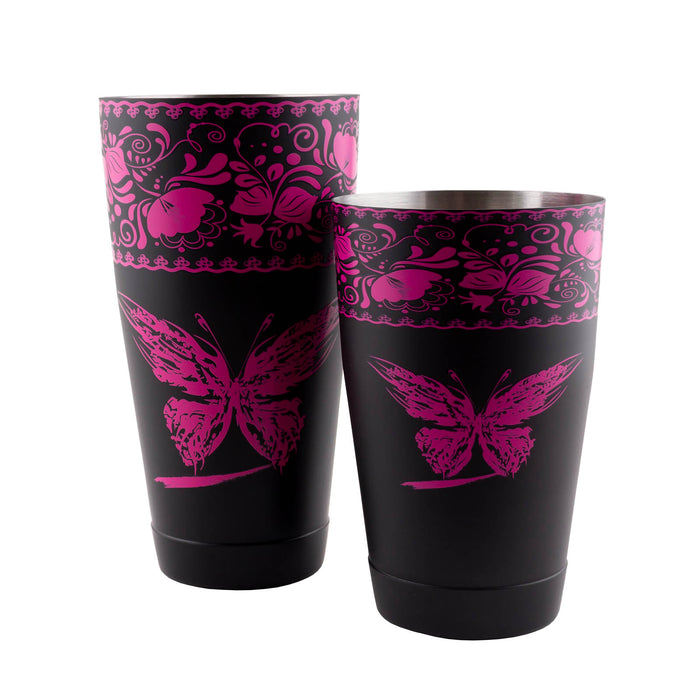 BarConic® Butterfly Weighted Shaker Set - 18 & 28oz Tins