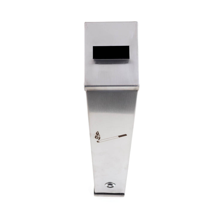 Rectangle Cigarette Bud Receptacle - Wall Mount with Key function