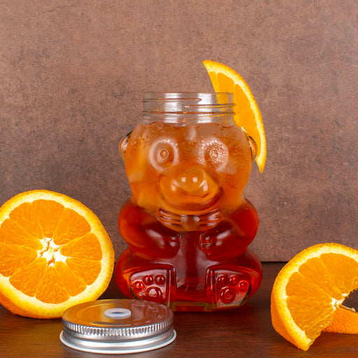 BarConic® Teddy Bear Mason Jar w/Lid