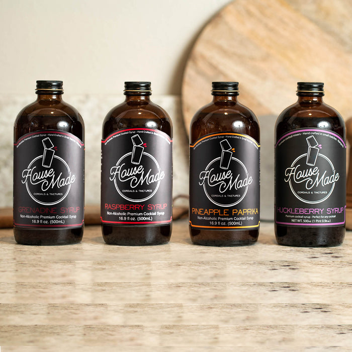House Made Cocktail Syrups - Case of 12 - Flavor Options