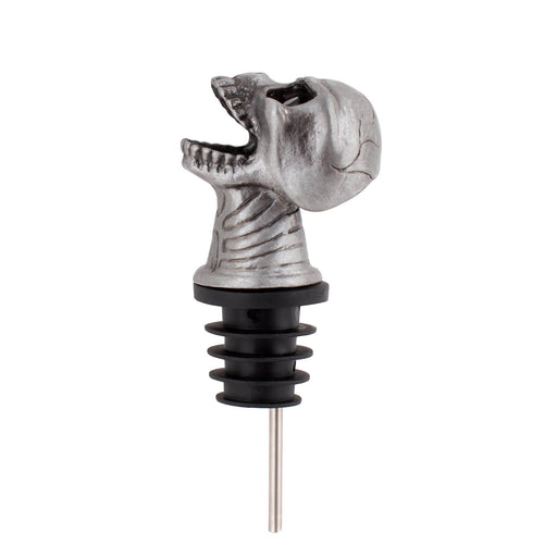 BarConic® Free Flow Pourer - Antique Pewter Plated Skull