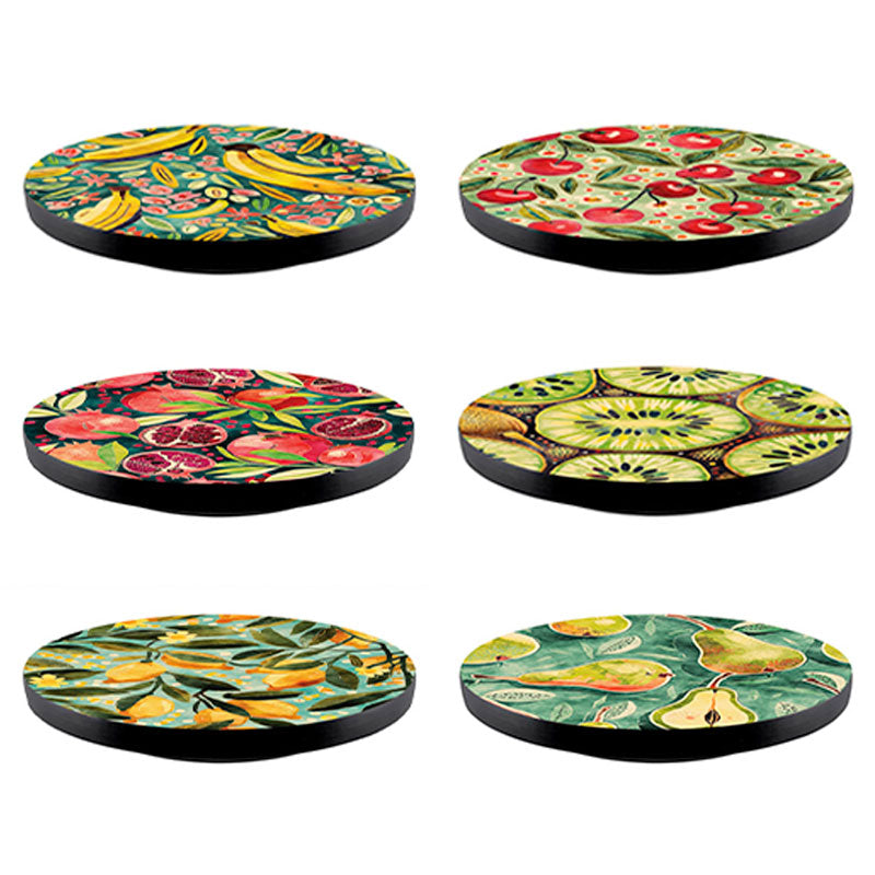 Lazy Susan - Watercolor Fruit - 3 Different Sizes - For Kitchen Table Top