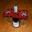 Wood Wine Glass Caddy - Wine Pattern