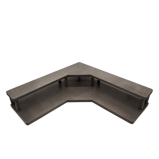 Counter Caddies™ - Earl Grey Stained Corner Shelf - 4.75 Inches