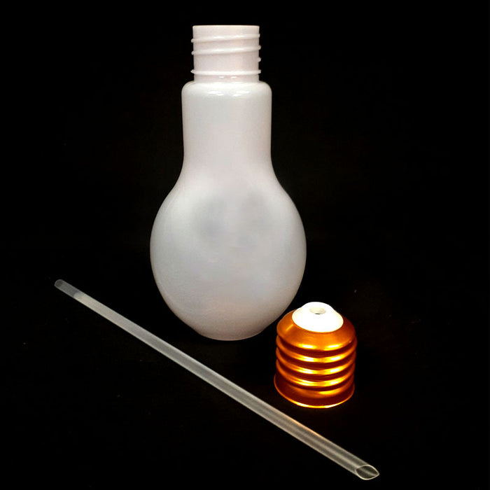 LED Light Bulb Cup with Lid and Straw - 16oz