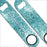 "ADD YOUR NAME" SPEED Bottle Opener – Bling – Several Color Options - Teal