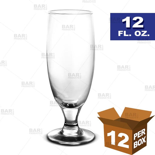 BarConic® Footed Beer Glass - 12 oz [Box of 12]