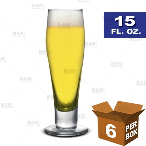 BarConic® Footed Ale Glass - 15 oz [Box of 6]