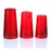 BarConic® Red Stackable Pebbled Tumblers - 12 Pack