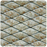 Kolorcoat™ Square Foam Coasters (4 Pack) - Chain Link