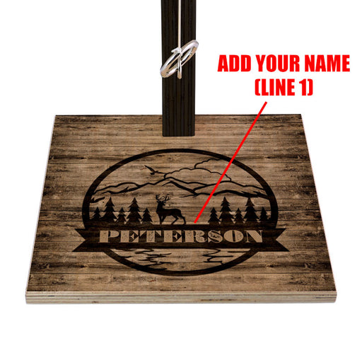 CUSTOMIZABLE Large Tabletop Ring Toss Game - Customize 1 Line Name