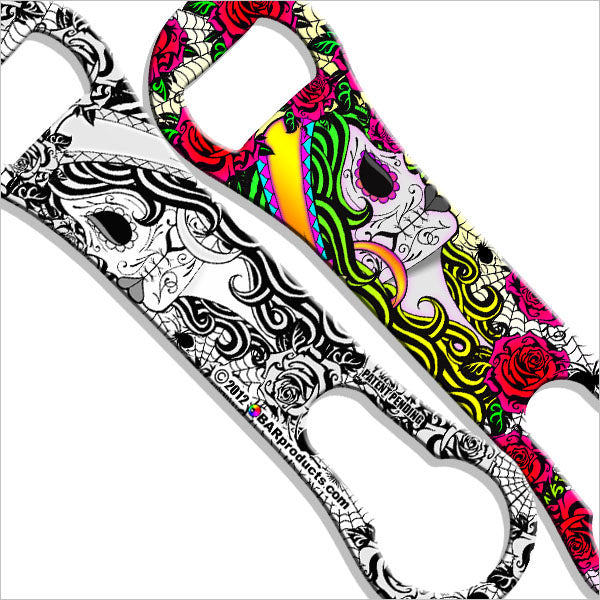 V-Rod® Bottle Opener / Pour Spout Remover - Day of the Dead Girl