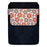 Leather Bottle Opener Pocket Protector w/ Designer Flap - Orange Floral - LARGE