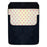 DekoPokit™ Leather Bottle Opener Pocket Protector w/ Designer Flap - Pink and Tan Polka Dots - LARGE
