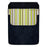 DekoPokit™ Leather Bottle Opener Pocket Protector w/ Designer Flap - Green Stripes - LARGE