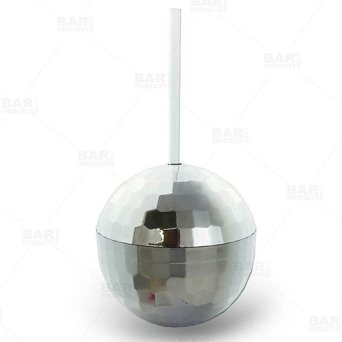 Disco Ball Tumbler W/Straw - 16 Ounce