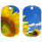 Kolorcoat™ Dog Tag - Sunflowers