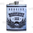 Stainless Steel Hip Flask - Moonshine Design - 8 ounce