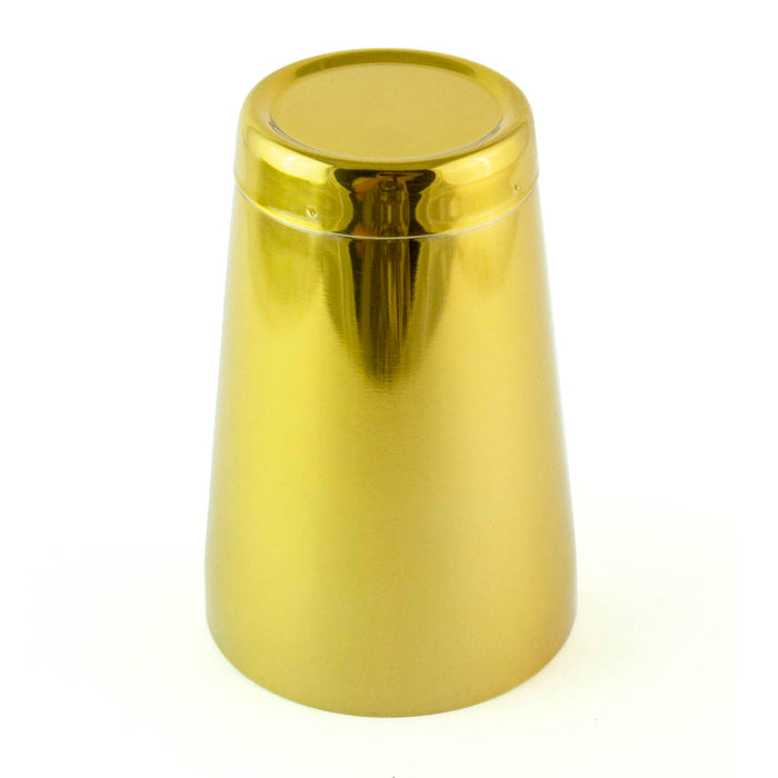 Cocktail Shaker Tin - 18 ounce Weighted - Reflective Gold