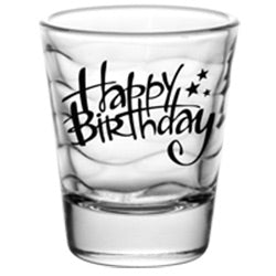 Shot Glasses - Birthday Themed