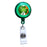 Green - Irish Flag and Shamrock Translucent Plastic Badge Reel