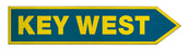 Key West Wood Arrow Sign- Right
