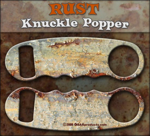 Knuckle Popper Bottle Opener - Rust