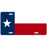 Custom License Plate - Texas Flag