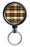 Mirrored Chrome Retractable Reel ONLY – Brown Plaid