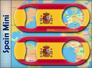 World Flag Kolorcoat™ Mini Bottle Openers