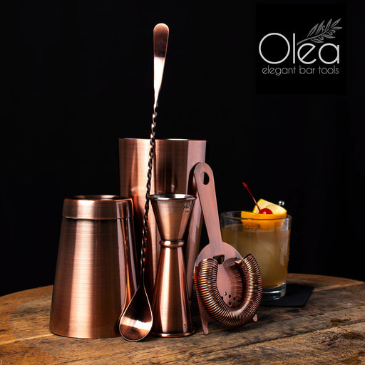 Olea™ Antique Copper Bar Set