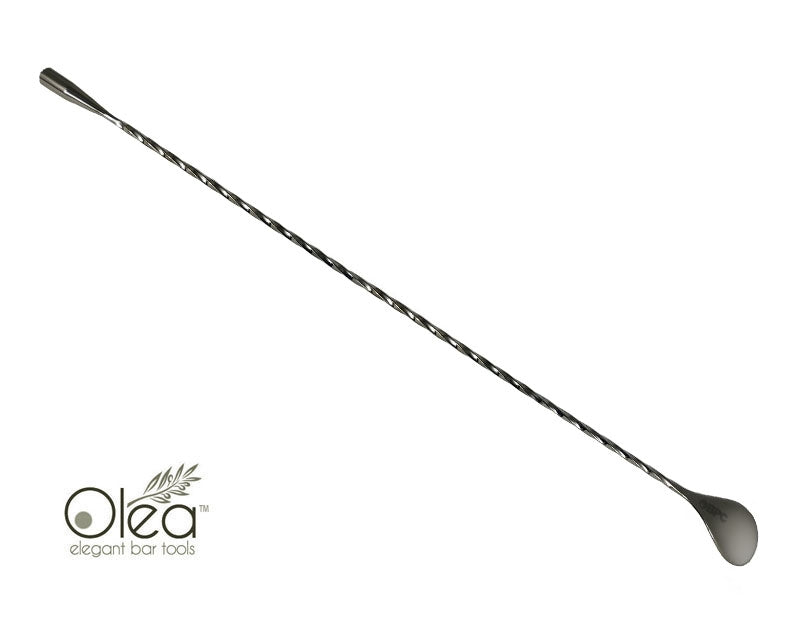 Olea™ Gunmetal Plated Bar Spoon - Weighted Tip - 40cm Length