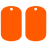 Kolorcoat™ Dog Tag - Orange
