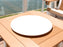 outdoor firepit bowl lazy susan cover white