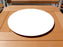 outdoor firepit bowl lazy susan lid white