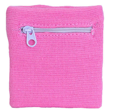 Pink Speed Opener Armband with Pocket and Zipper