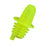 Plastic Pourer with Sanitary Screen - YELLOW
