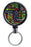 Mirrored Chrome Retractable Reel - Grungy Line Elements
