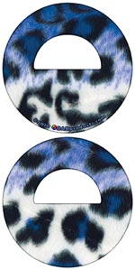 Round Opener - Blue Leopard Pattern
