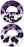 Round Opener - Purple Leopard Pattern 