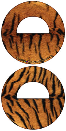 Round Bottle Opener- Tiger Pattern