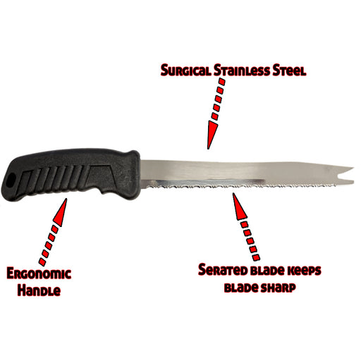 8 Inch Stainless Steel Frozen Food Knife