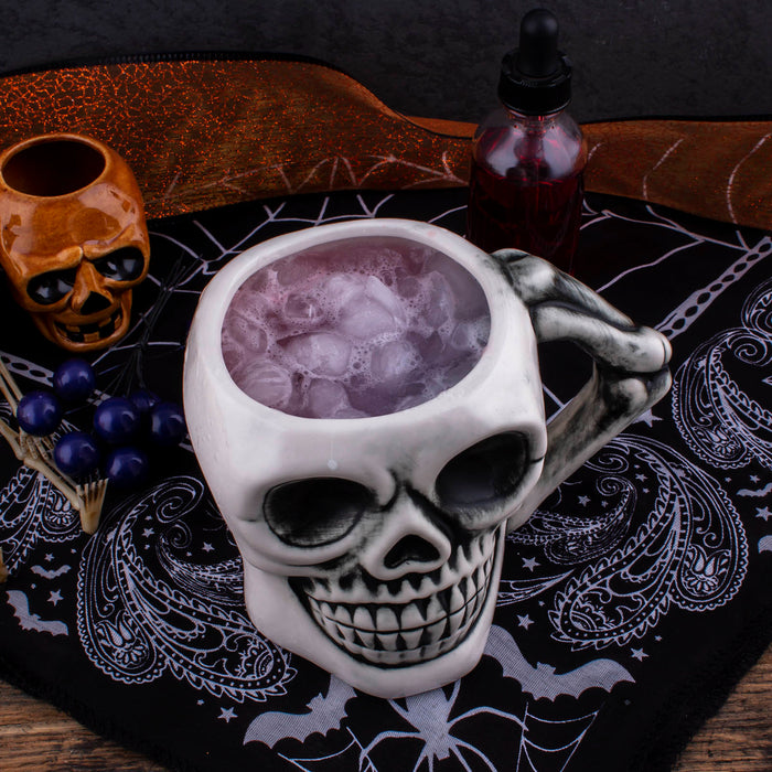 BarConic® Tiki Drinkware - Skull Cross Bones - 16 ounce