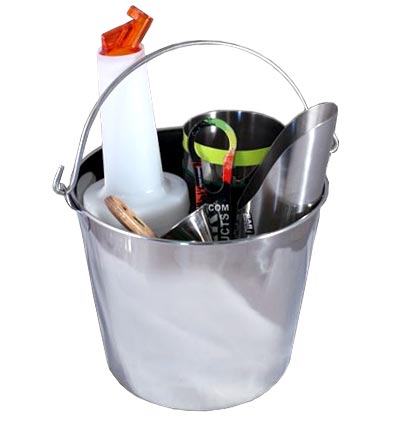 Stainless Steel Tool and Tip Bucket 