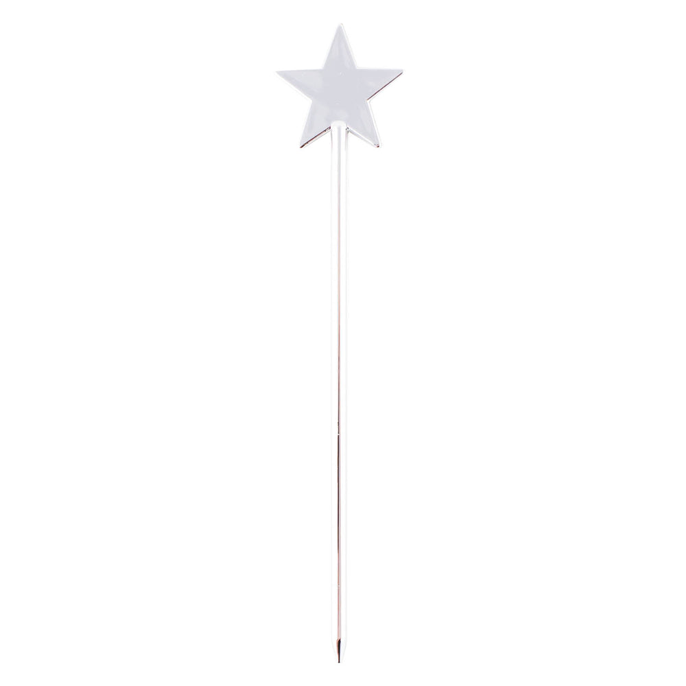 BarConic® Chrome plated Star cocktail Pick - 100 PACK