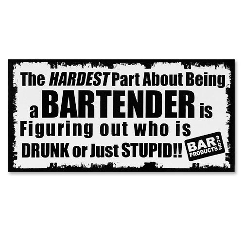 Free Sticker - The Hardest Part About Being a Bartender