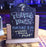 Tabletop Sign with Removable Chalkboard