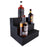 Wooden Liquor Bottle Shelves - Handcrafted in the USA - BLACK - 3 Tier - Size Variants