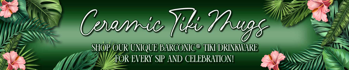 Ceramic Tiki Mugs - Bar Products