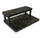 Custom Counter Caddies™ - "Marble Monogram" Themed Artwork - Straight Shelf - 12" Length